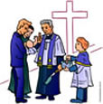 Batismo - Padre aben�oando